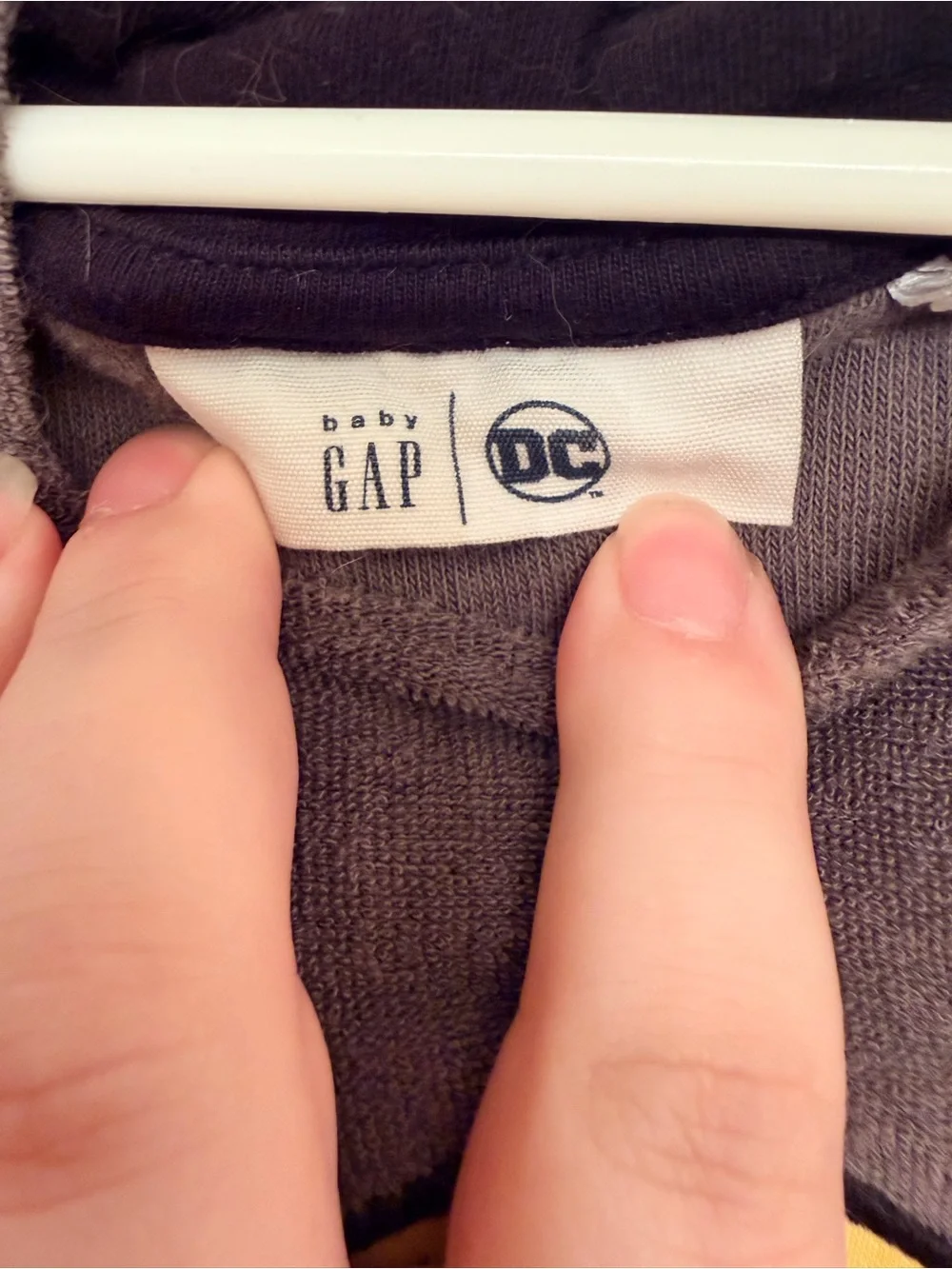 GAP Baby Gray Batman Coverup